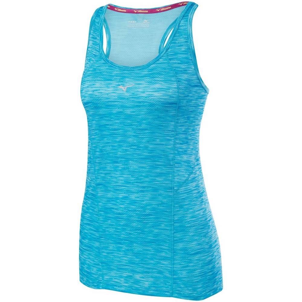 Camiseta De Tirantes Mizuno Alpha Vent Mujer Azules Turquesa Comprar SOCK-78693